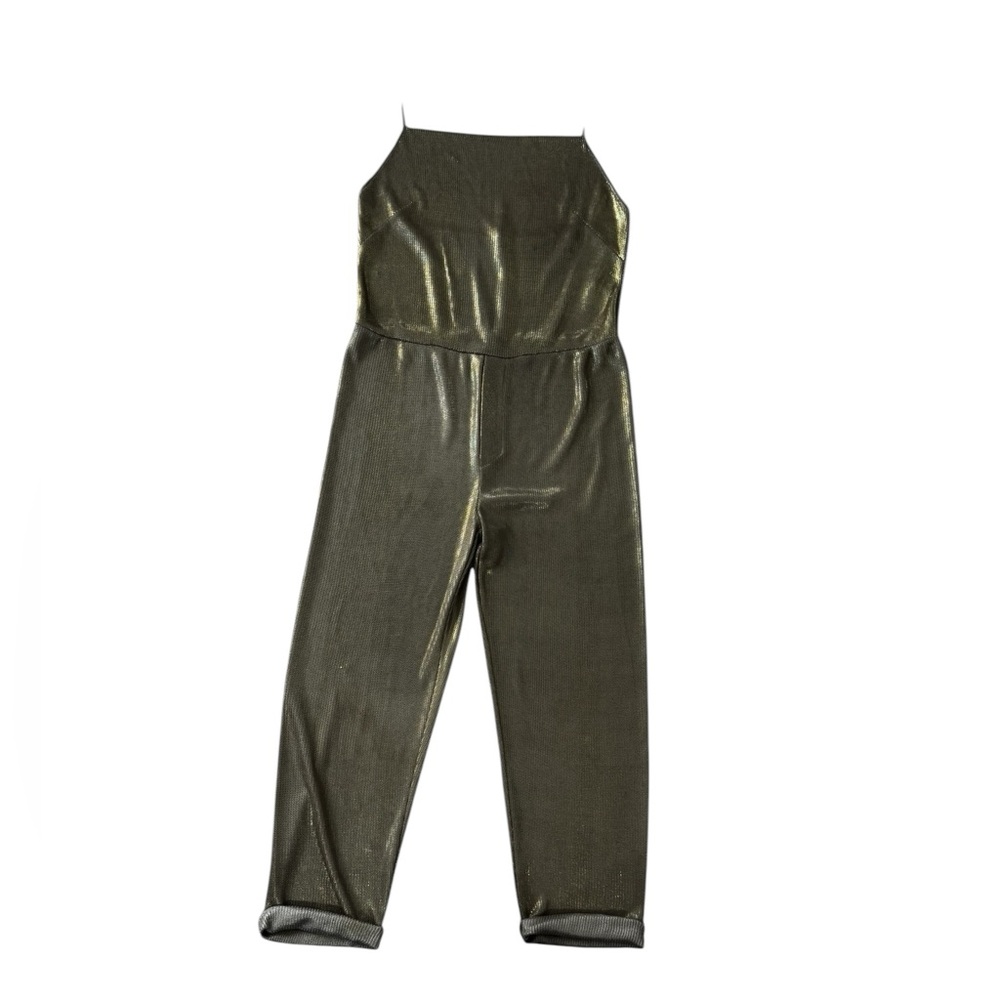 Osklen  Women's Gold Jumpsuit Sz. P